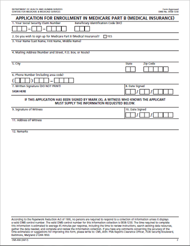 Cms40b Printable Form