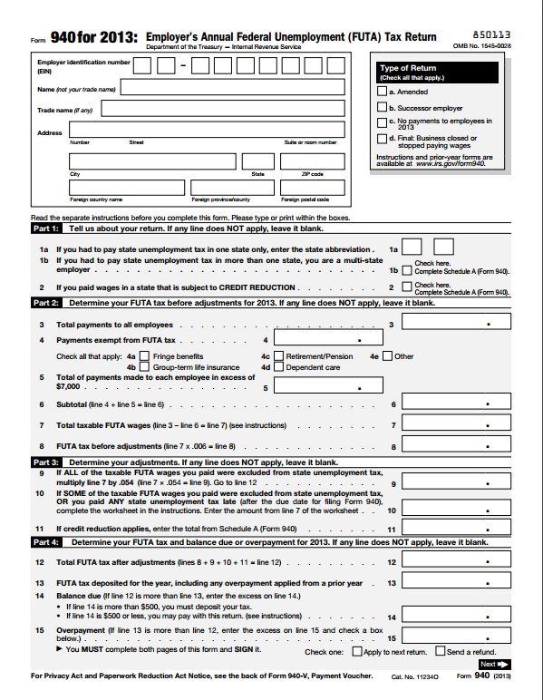 940 (2013) Edit Forms Online PDFFormPro