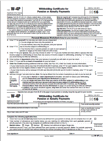 W4p (2016) | Edit Forms Online | PDFFormPro