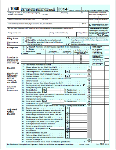 1040 (2014) | Edit Forms Online | PDFFormPro