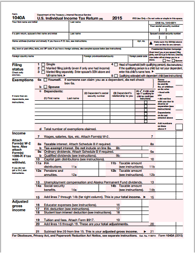 1040 form 2018 free download